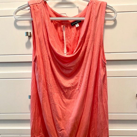 Orange Express top. Size M. Ruched side. - Picture 1 of 4